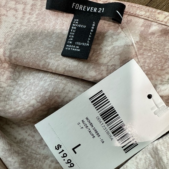 Forever 21 Silk Slip Dress Size Large - Picture 7 of 8